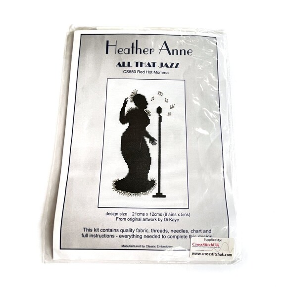 CrossstitchUK Heather Anne ALL THAT JAZZ CS550 RED HOT MOMMA RARE! New Sealed - Picture 1 of 3